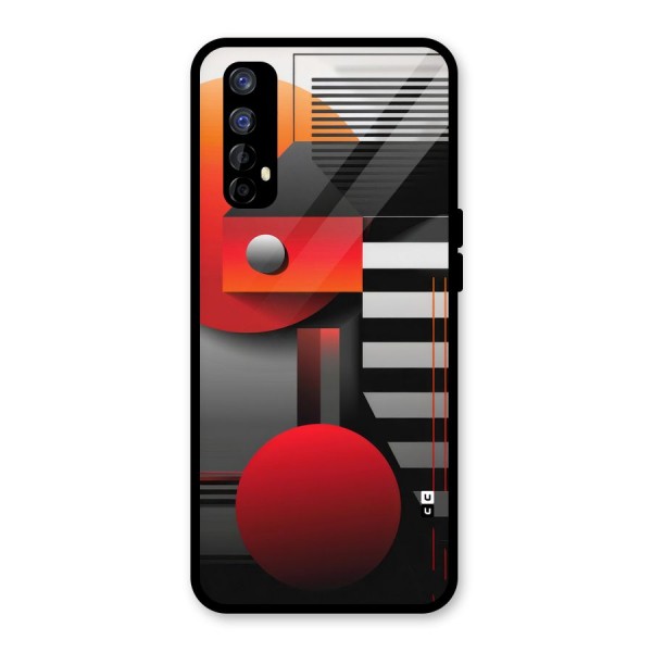 Geometrical Marvel Glass Back Case for Realme 7