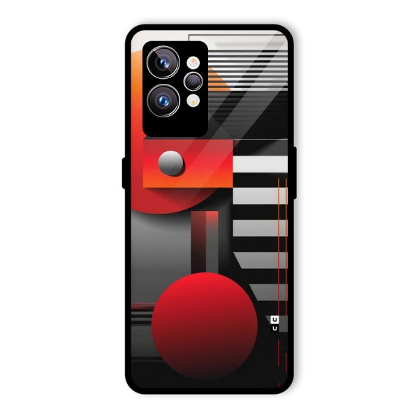 Geometrical Marvel Glass Back Case for Realme GT2 Pro