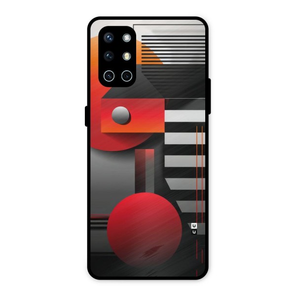 Geometrical Marvel Metal Back Case for OnePlus 9R