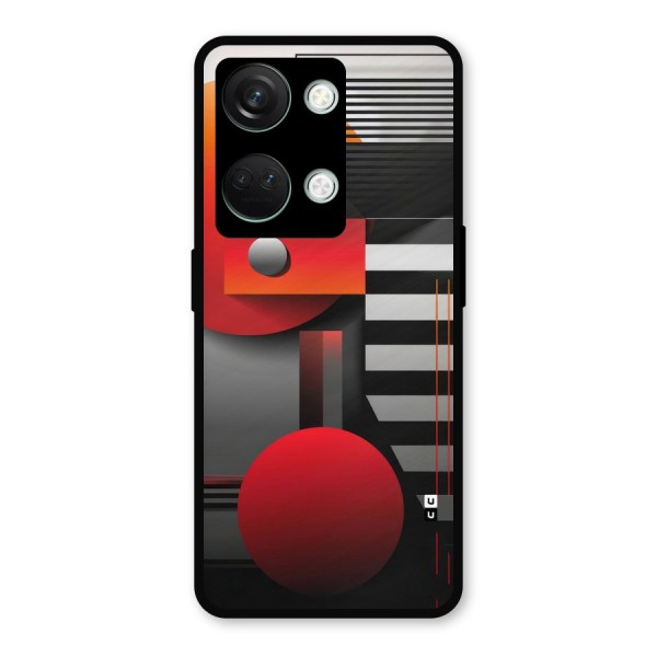 Geometrical Marvel Metal Back Case for OnePlus Nord 3