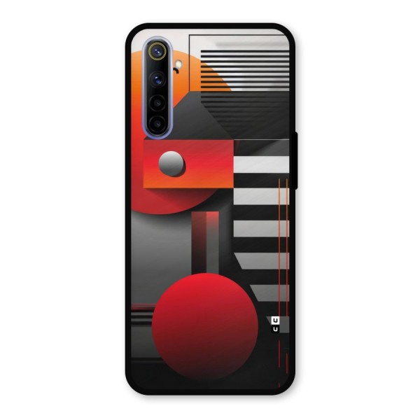 Geometrical Marvel Metal Back Case for Realme 6