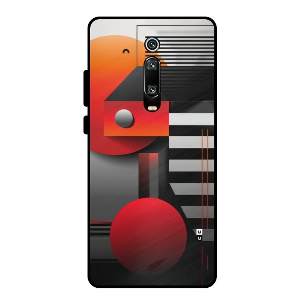 Geometrical Marvel Metal Back Case for Redmi K20