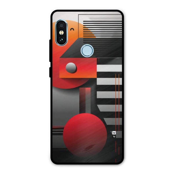 Geometrical Marvel Metal Back Case for Redmi Note 5 Pro