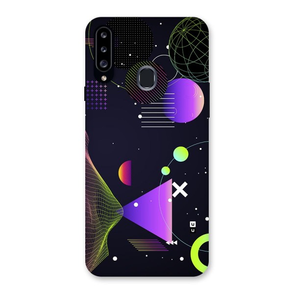 Geometrical Wireframe Back Case for Galaxy A20s