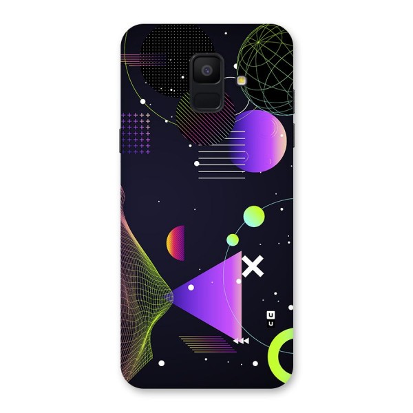 Geometrical Wireframe Back Case for Galaxy A6 (2018)