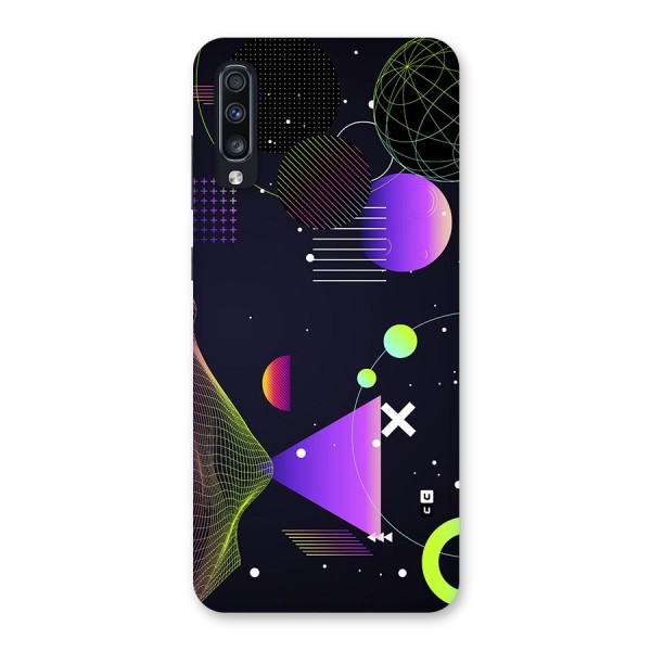 Geometrical Wireframe Back Case for Galaxy A70s