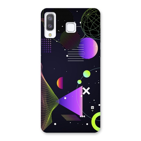 Geometrical Wireframe Back Case for Galaxy A8 Star