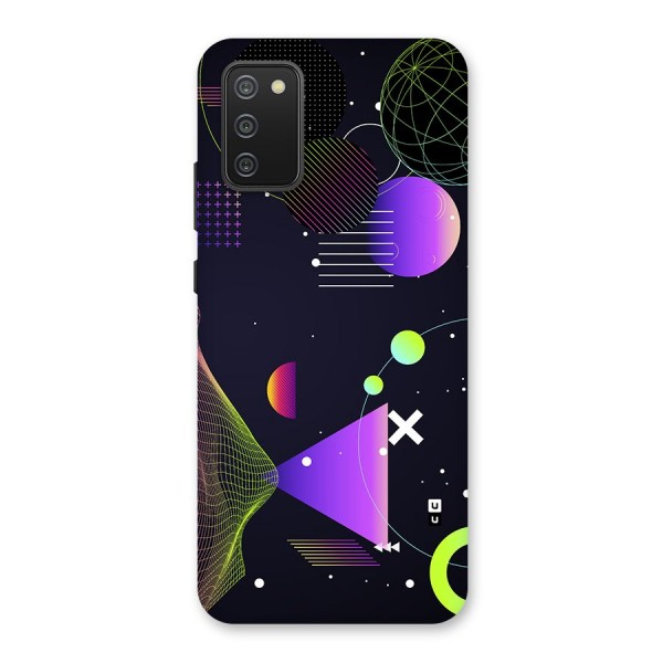 Geometrical Wireframe Back Case for Galaxy F02s