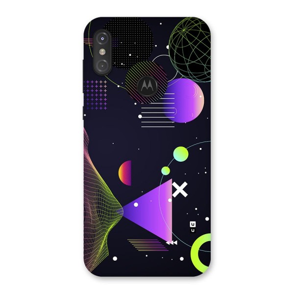 Geometrical Wireframe Back Case for Motorola One Power