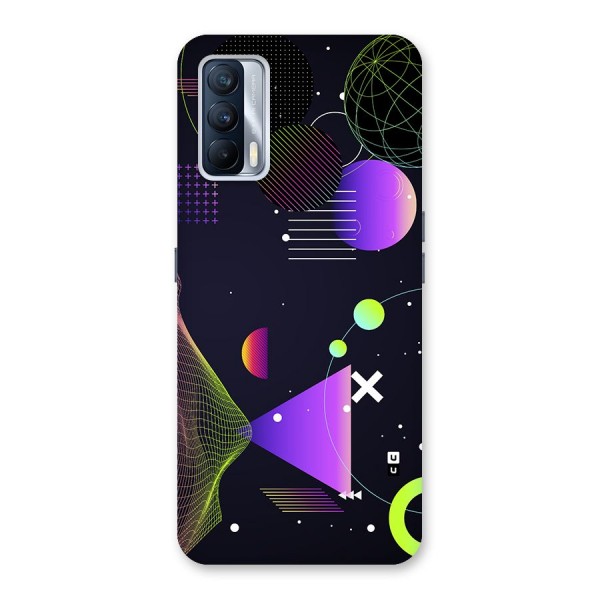 Geometrical Wireframe Back Case for Realme X7