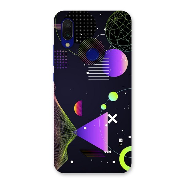 Geometrical Wireframe Back Case for Redmi 7