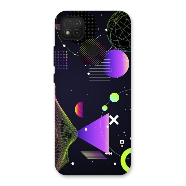 Geometrical Wireframe Back Case for Redmi 9C