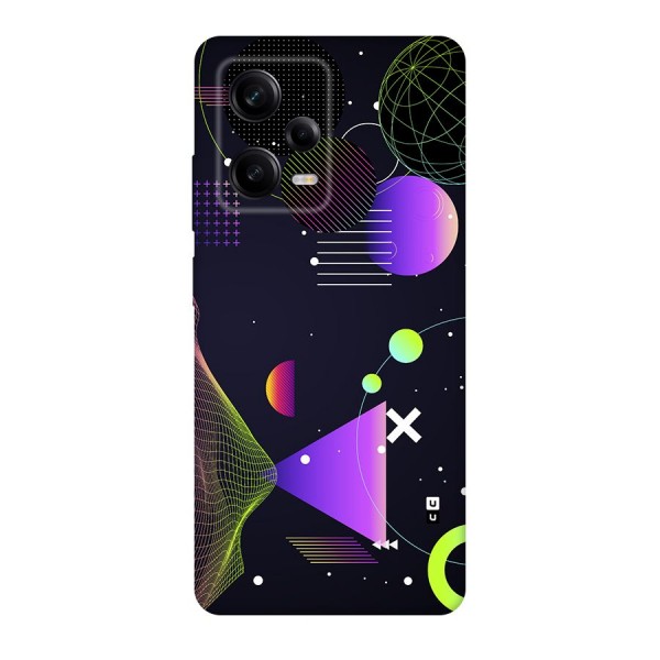 Geometrical Wireframe Back Case for Redmi Note 12 Pro