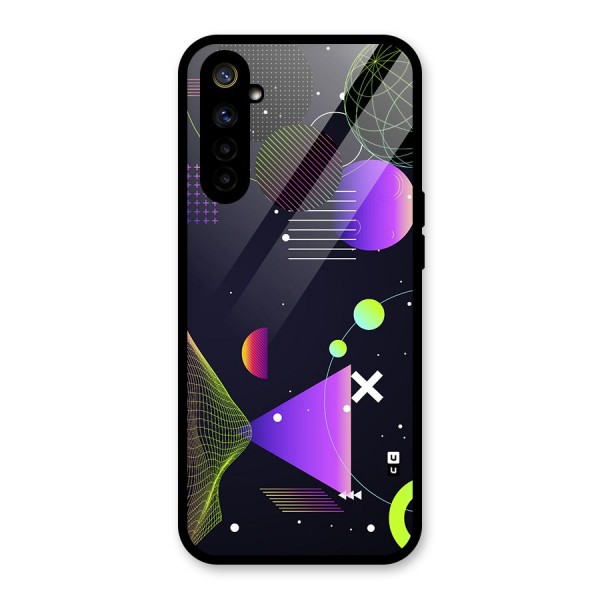 Geometrical Wireframe Glass Back Case for Realme 6