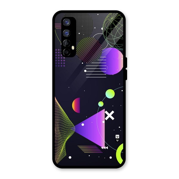 Geometrical Wireframe Glass Back Case for Realme 7