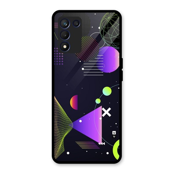 Geometrical Wireframe Glass Back Case for Realme 9 5G Speed