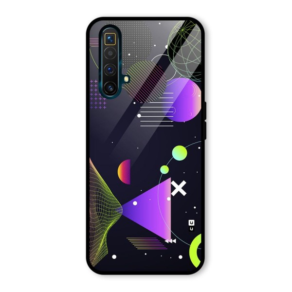 Geometrical Wireframe Glass Back Case for Realme X3 SuperZoom