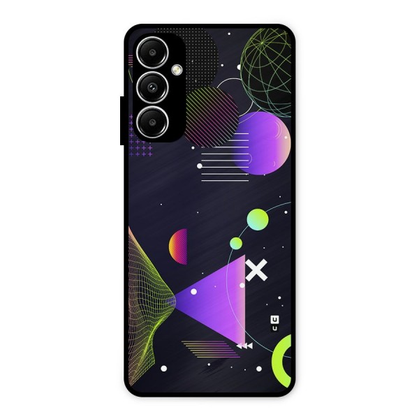 Geometrical Wireframe Metal Back Case for Galaxy A05s