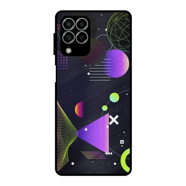 Geometrical Wireframe Metal Back Case for Galaxy M33