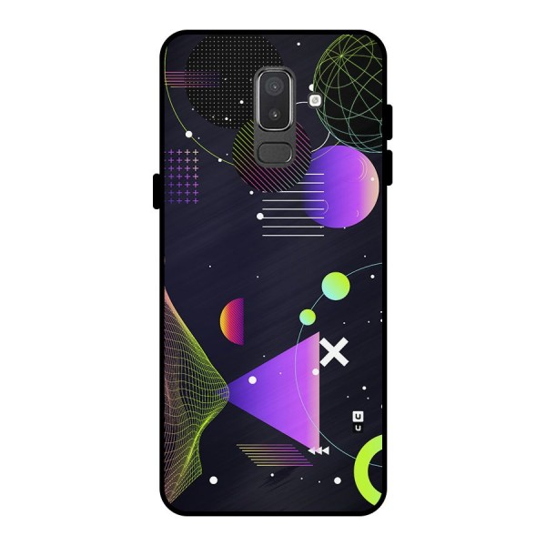 Geometrical Wireframe Metal Back Case for Galaxy On8 (2018)