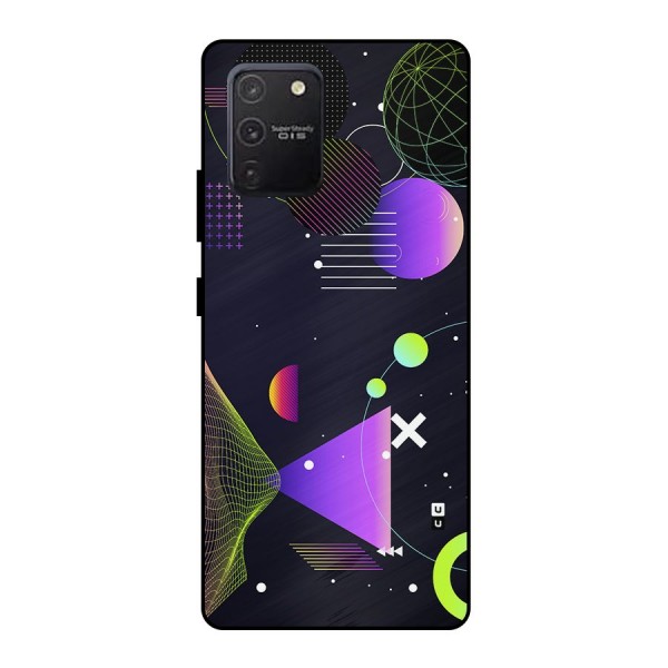 Geometrical Wireframe Metal Back Case for Galaxy S10 Lite