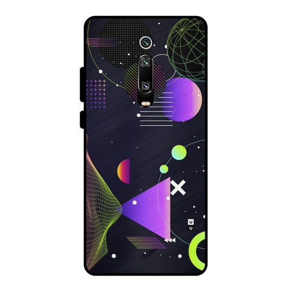 Geometrical Wireframe Metal Back Case for Redmi K20 Pro