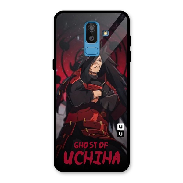 Ghost Of Uchiha Glass Back Case for Galaxy J8