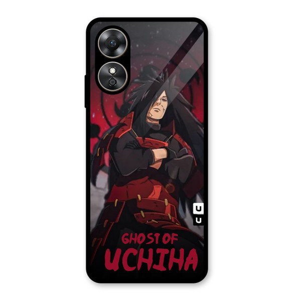 Ghost Of Uchiha Glass Back Case for Oppo A17