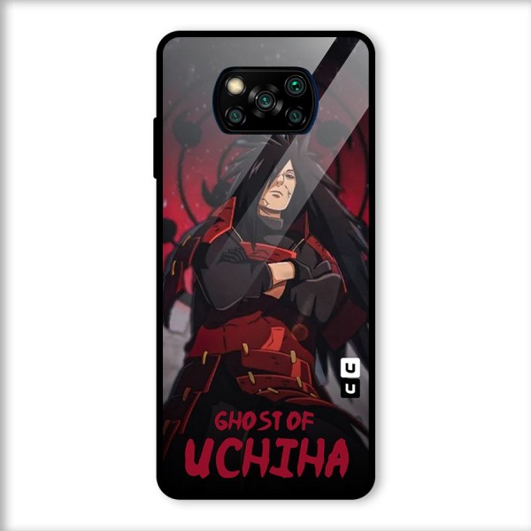 Ghost Of Uchiha Glass Back Case for Poco X3