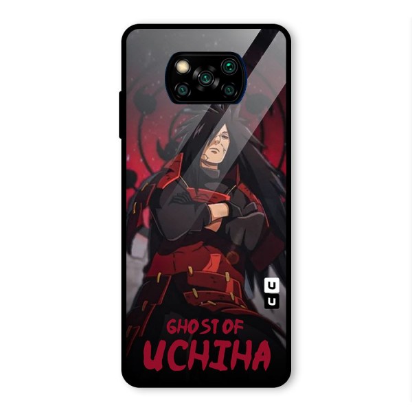 Ghost Of Uchiha Glass Back Case for Poco X3 Pro