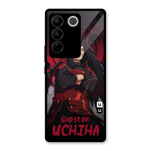 Ghost Of Uchiha Glass Back Case for Vivo V27 Pro