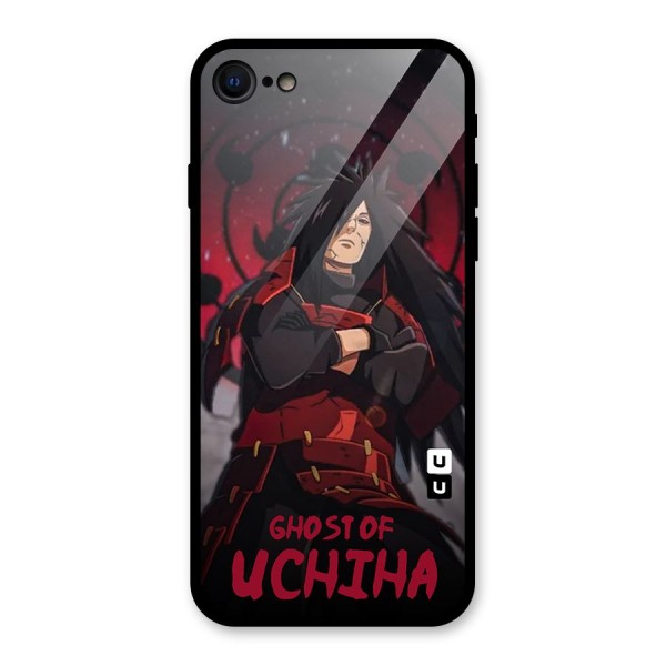 Ghost Of Uchiha Glass Back Case for iPhone 8