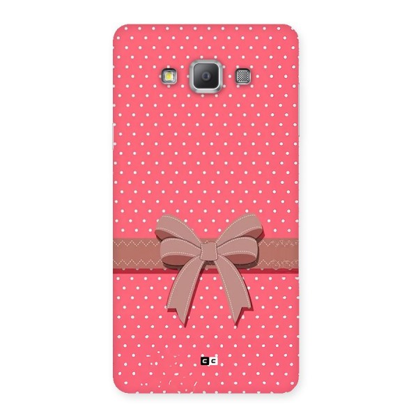 Gift Ribbon Back Case for Galaxy A7