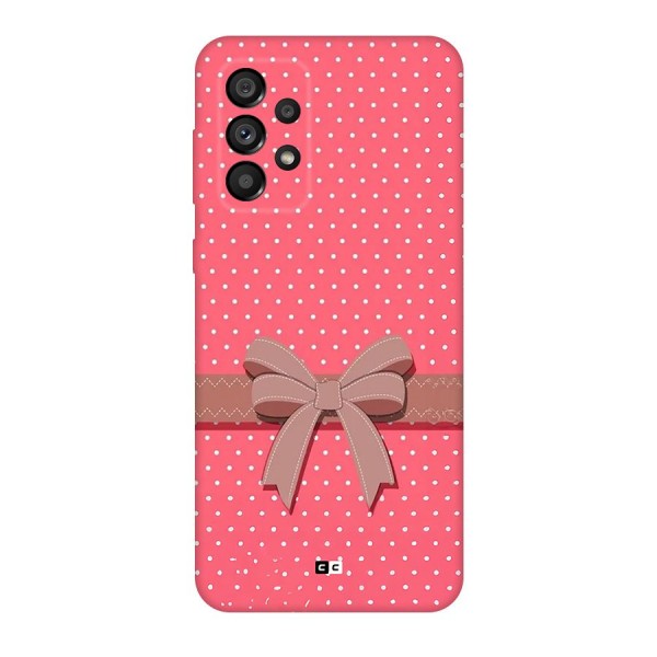 Gift Ribbon Back Case for Galaxy A73 5G