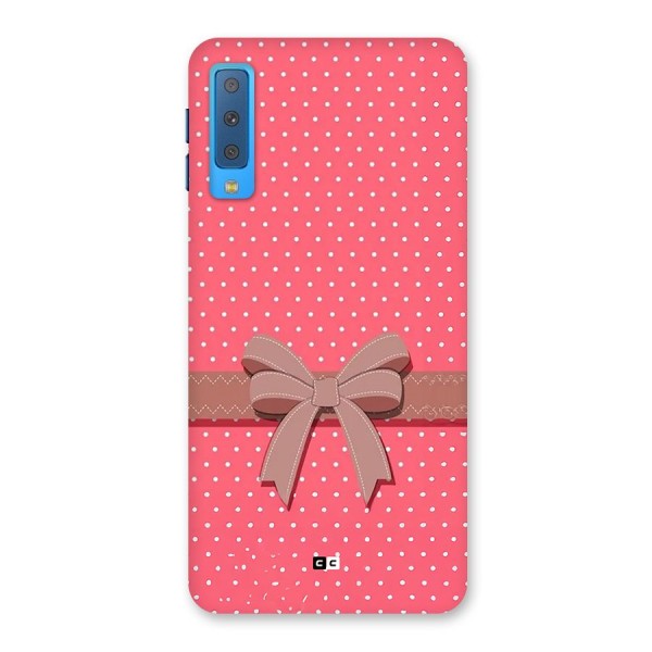 Gift Ribbon Back Case for Galaxy A7 (2018)