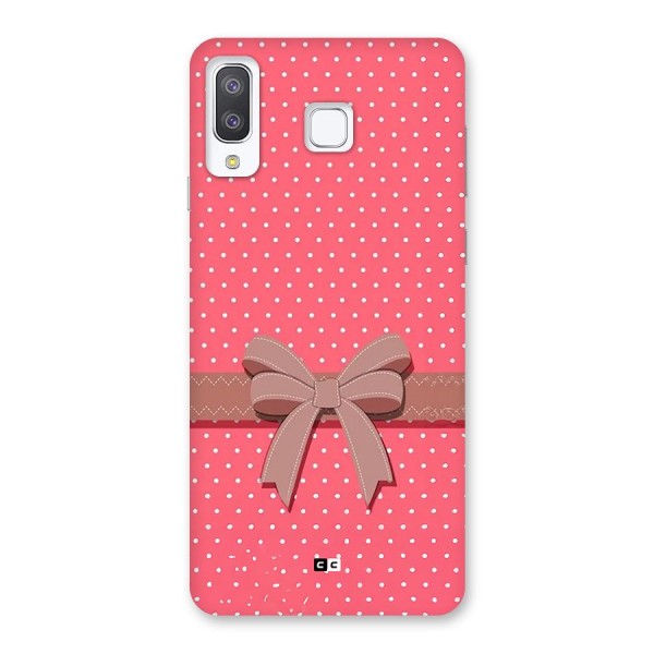 Gift Ribbon Back Case for Galaxy A8 Star