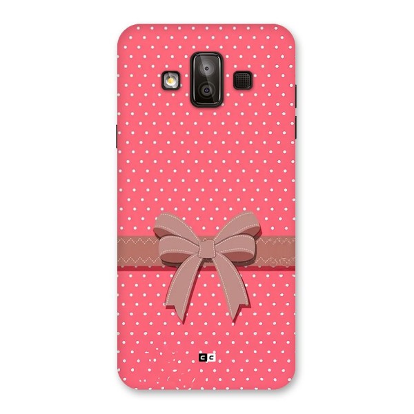 Gift Ribbon Back Case for Galaxy J7 Duo