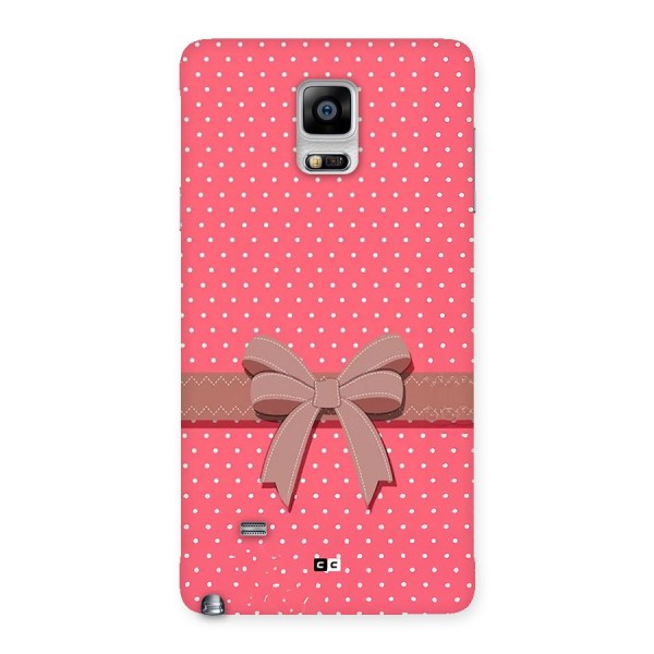 Gift Ribbon Back Case for Galaxy Note 4