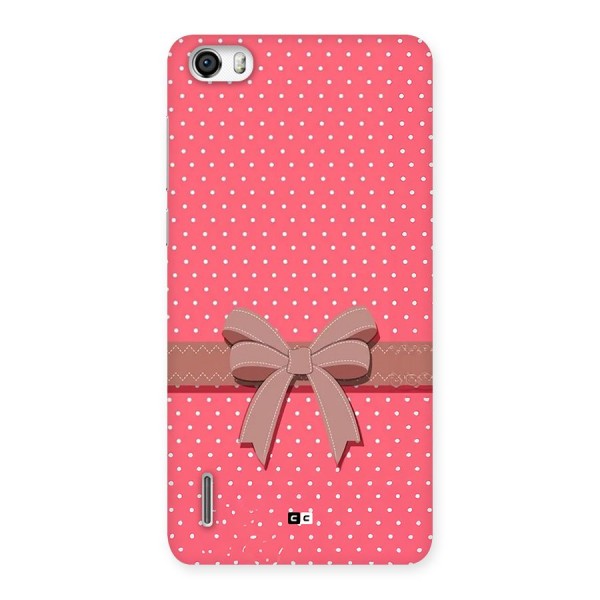 Gift Ribbon Back Case for Honor 6