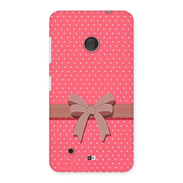 Gift Ribbon Back Case for Lumia 530