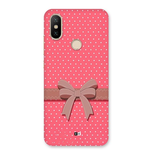 Gift Ribbon Back Case for Mi A2