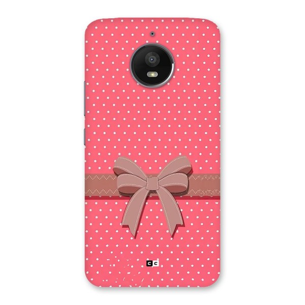 Gift Ribbon Back Case for Moto E4 Plus