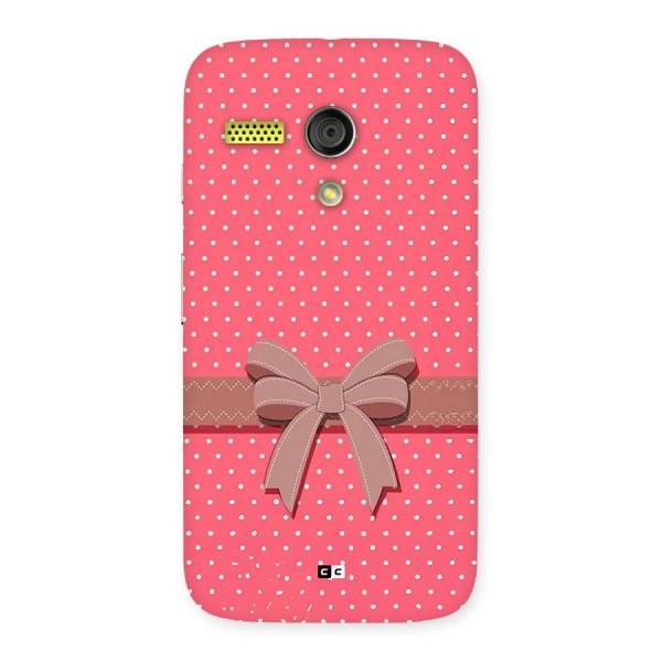 Gift Ribbon Back Case for Moto G