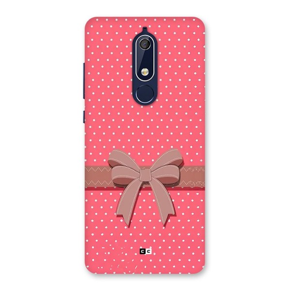 Gift Ribbon Back Case for Nokia 5.1