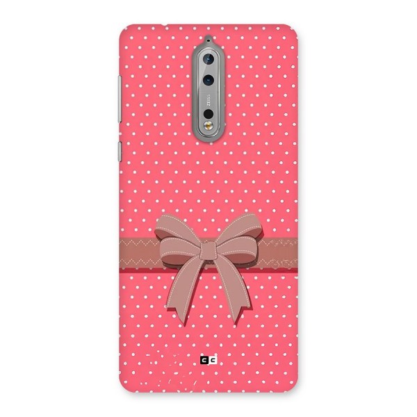 Gift Ribbon Back Case for Nokia 8