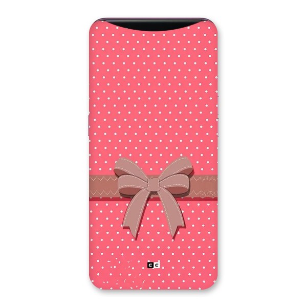 Gift Ribbon Back Case for Oppo Find X