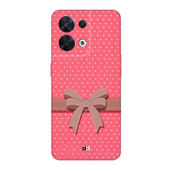 Gift Ribbon Back Case for Oppo Reno8 5G