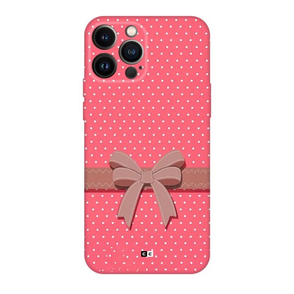 Gift Ribbon Back Case for iPhone 13 Pro Max
