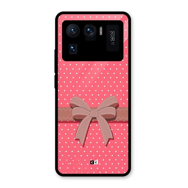 Gift Ribbon Glass Back Case for Mi 11 Ultra