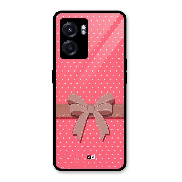 Gift Ribbon Glass Back Case for Oppo K10 (5G)